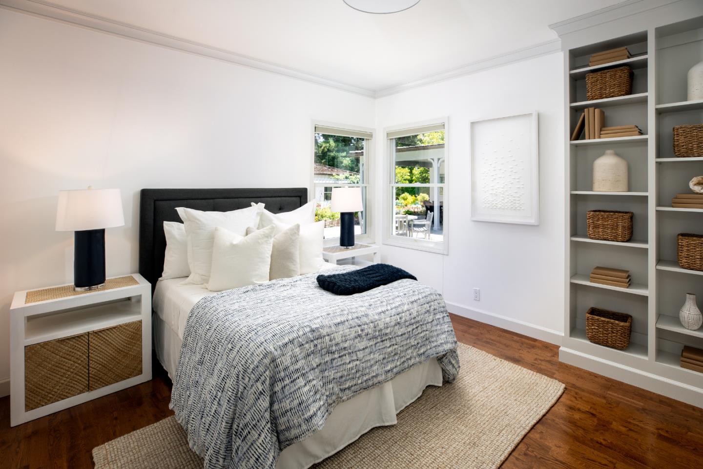 296 Greenoaks Drive Atherton, CA 94027 - Photo 11 of 21 a bedroom with a bed and window