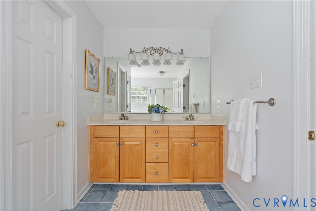 4156 Royal Ridge Court Louisa, VA 23093 - Photo 32 of 50 Primary bath on the second floor has a double sink