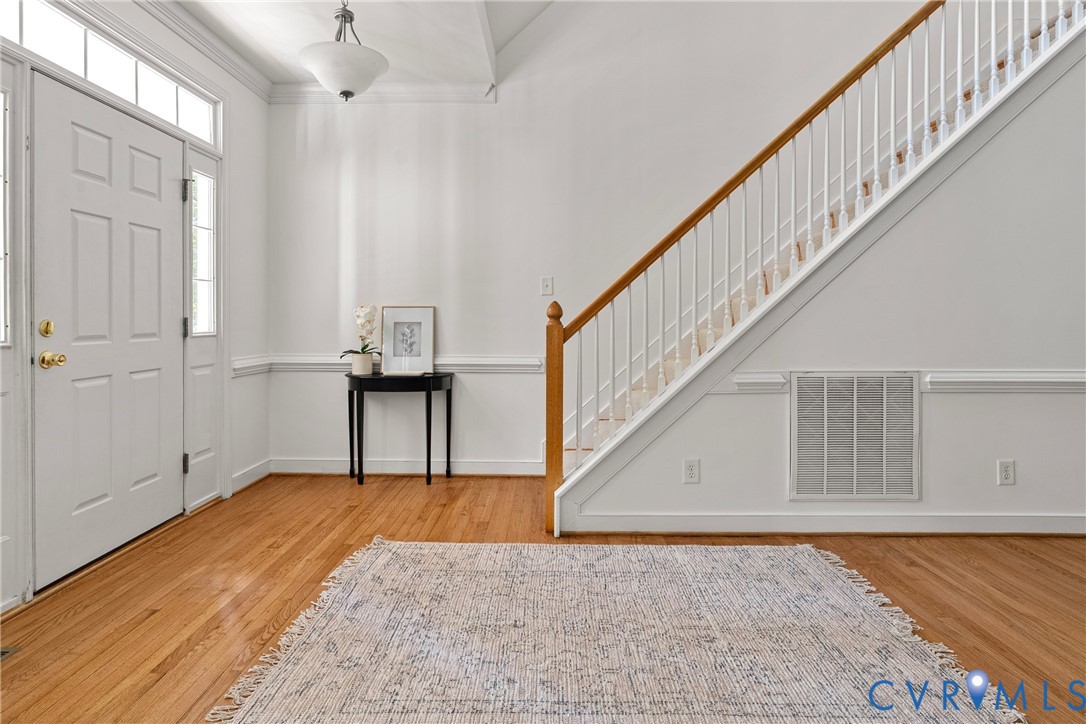 4156 Royal Ridge Court Louisa, VA 23093 - Photo 8 of 50 a view of entryway and hall with wooden floor