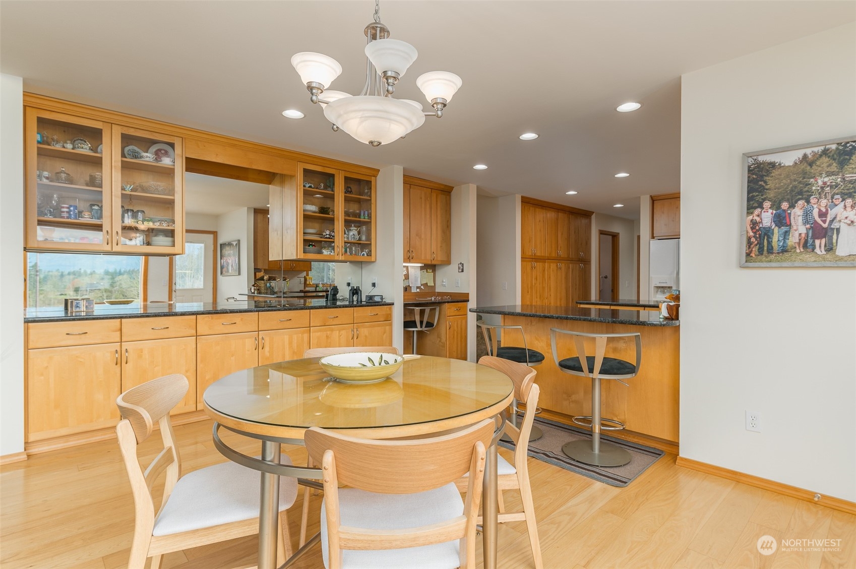 2131 Central Road Everson, WA 98247 - Photo 13 of 40 a dining table chairs and a chandelier