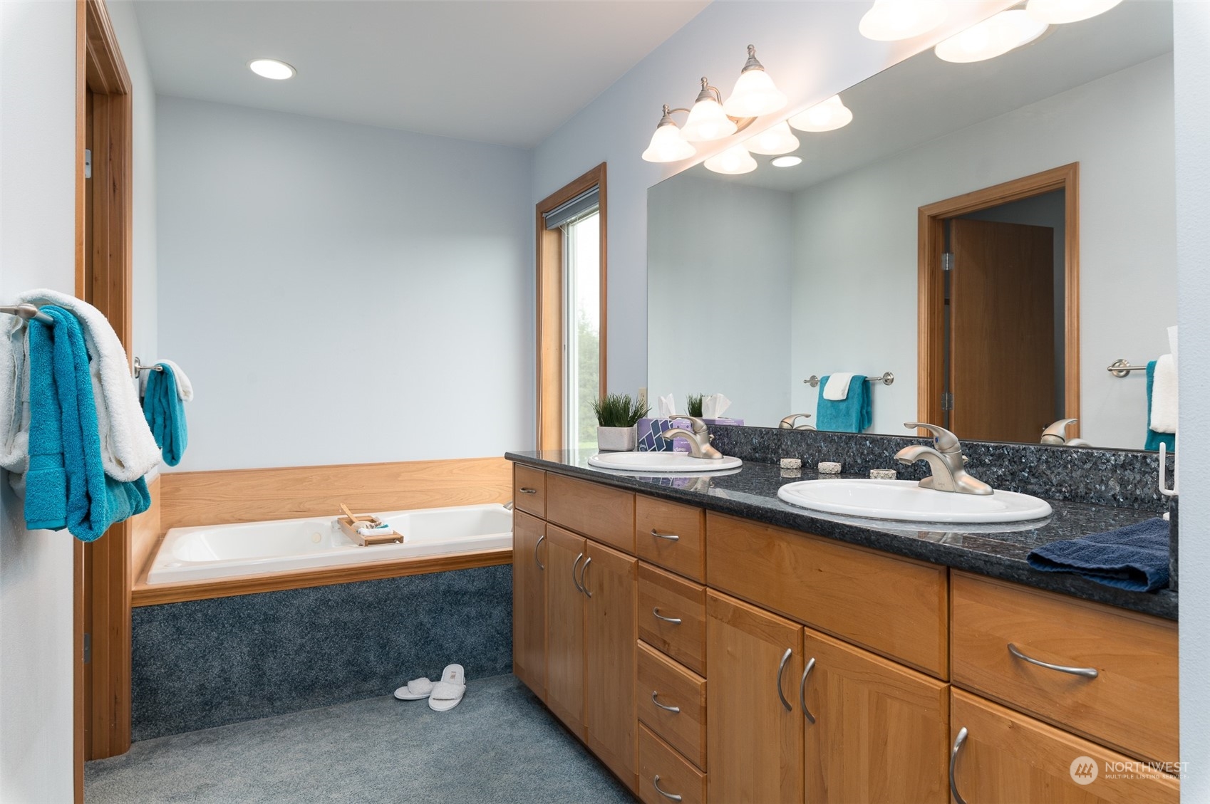 2131 Central Road Everson, WA 98247 - Photo 26 of 40 a bathroom with a sink and a mirror