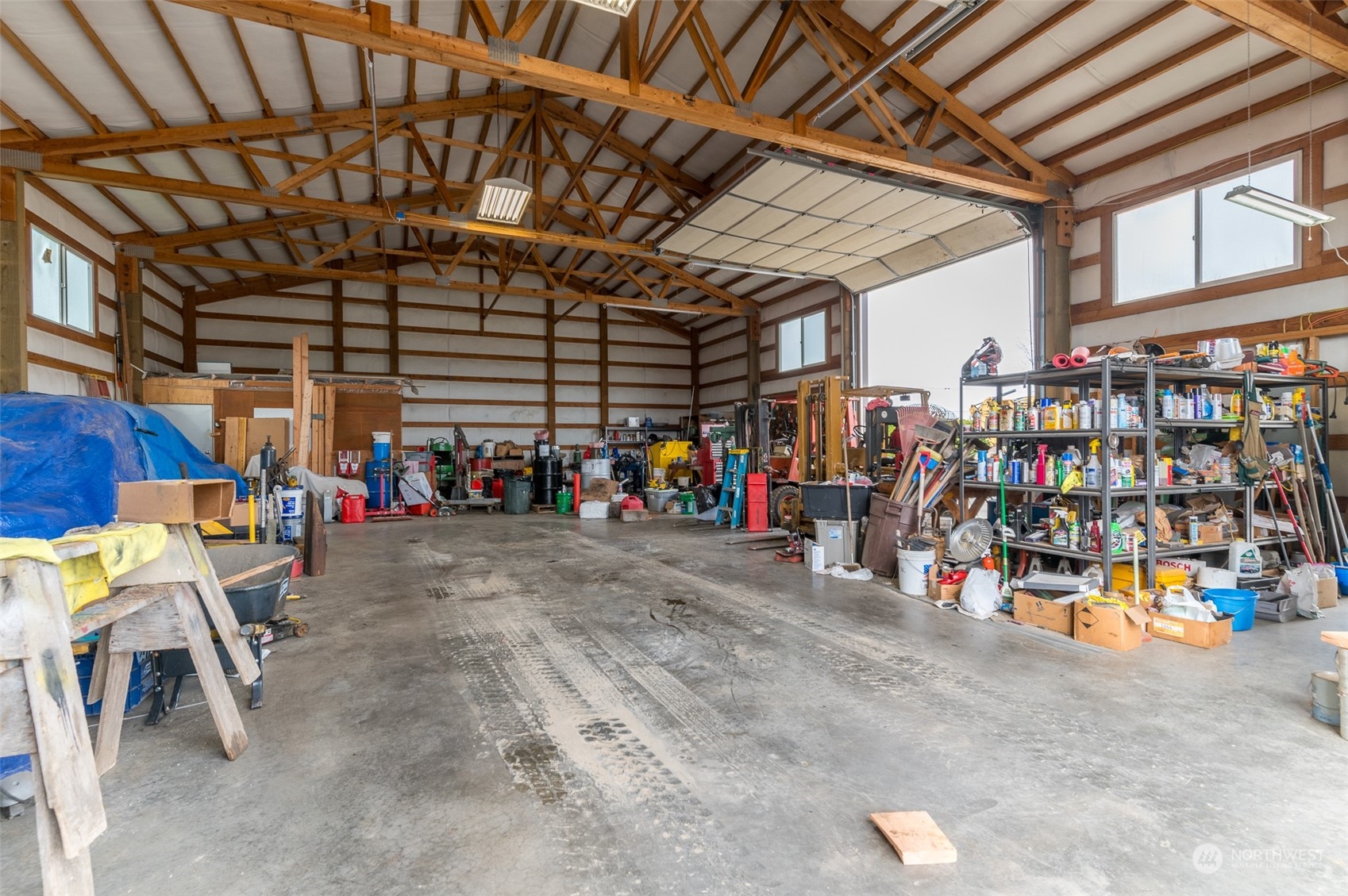 2131 Central Road Everson, WA 98247 - Photo 35 of 40 a view of a storage room with racks