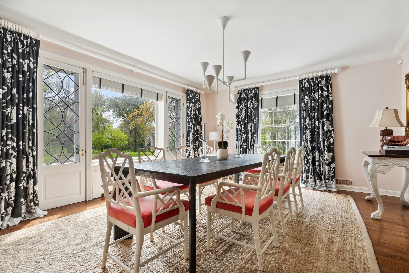 220 Dewindt Road Winnetka, IL 60093 - Photo 18 of 53 a view of a dining room with furniture window and outside view