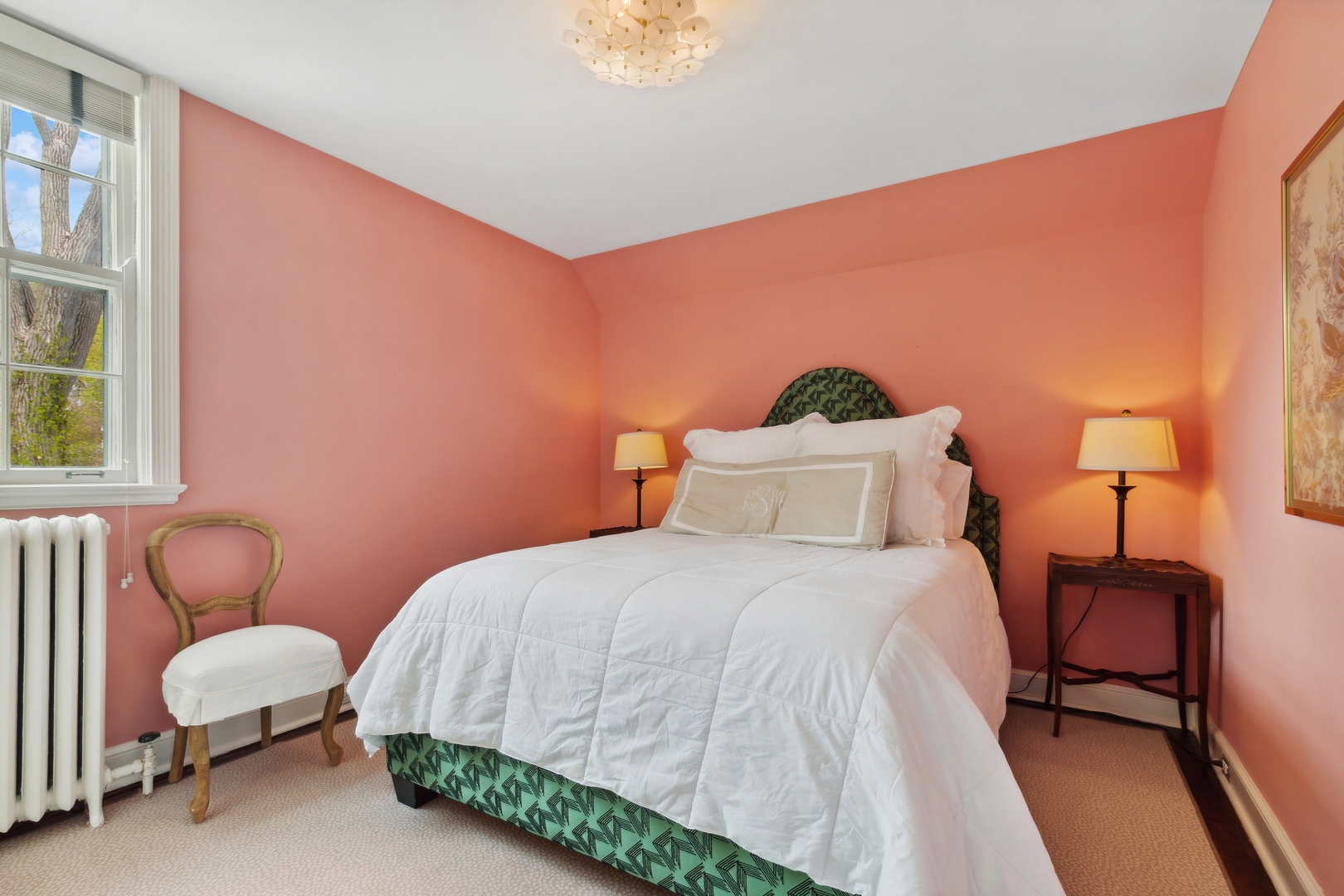 220 Dewindt Road Winnetka, IL 60093 - Photo 42 of 53 a bedroom with bed and a potted plant