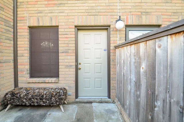 a front view of a house with entryway