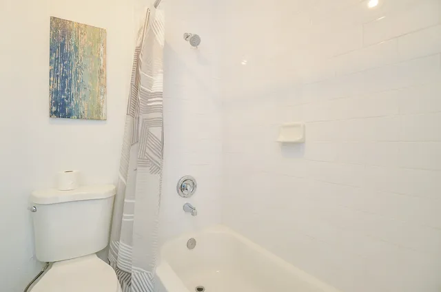 a view of small space with empty racks