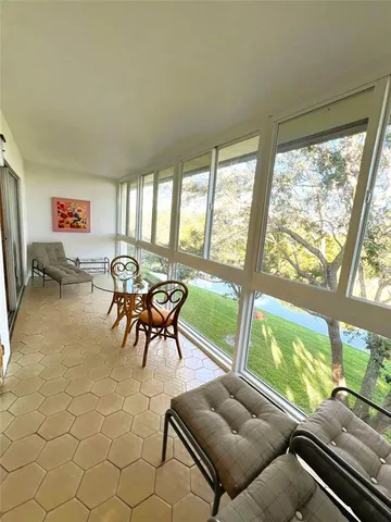 a living room filled with furniture