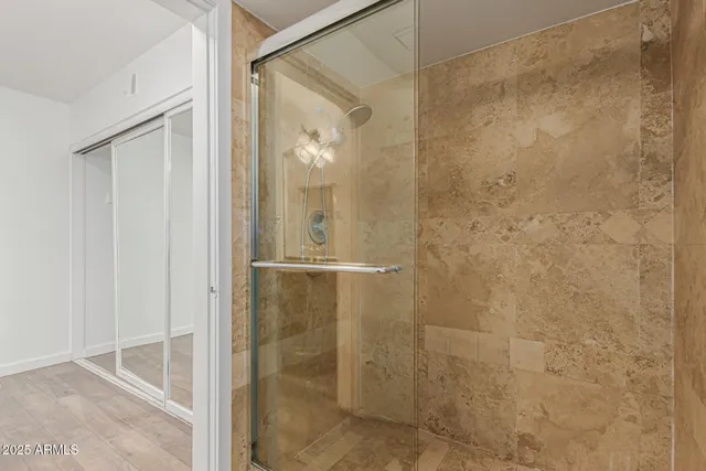 a view of a room with shelf