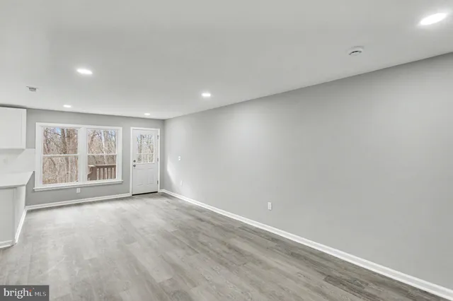 a view of an empty room