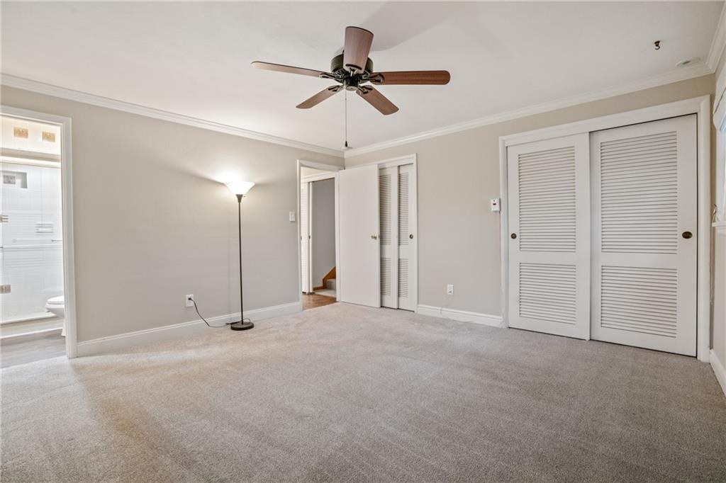 126 Rockingham Lane Canonsburg, PA 15317 - Photo 21 of 44 a view of an empty room with a ceiling fan