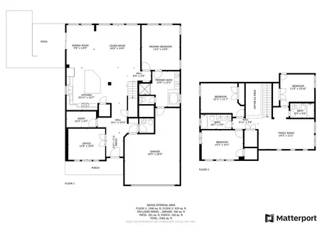 a picture of a floor plan