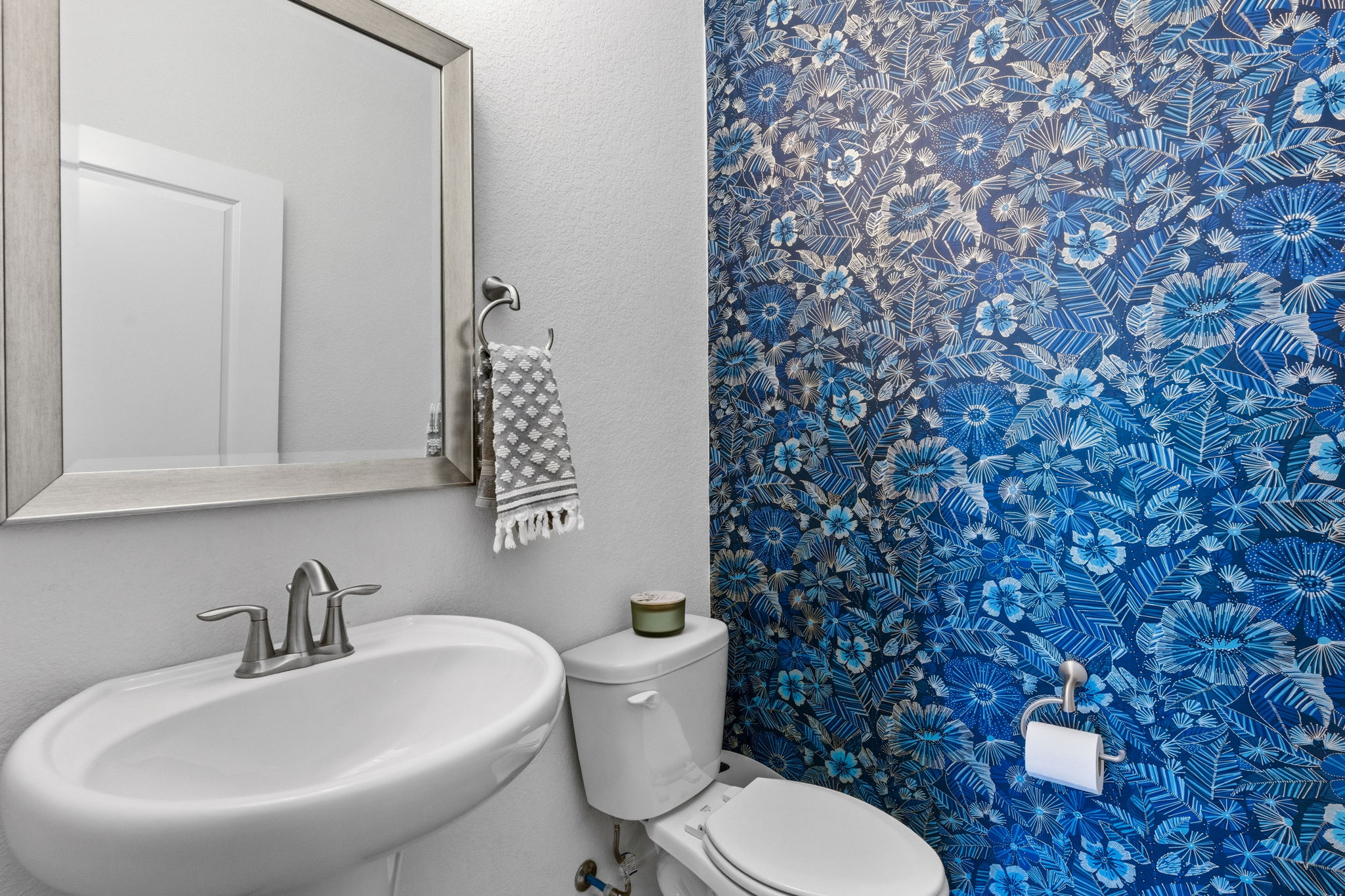 7205 Albert Road Austin, TX 78745 - Photo 25 of 37 a bathroom with a toilet and a sink