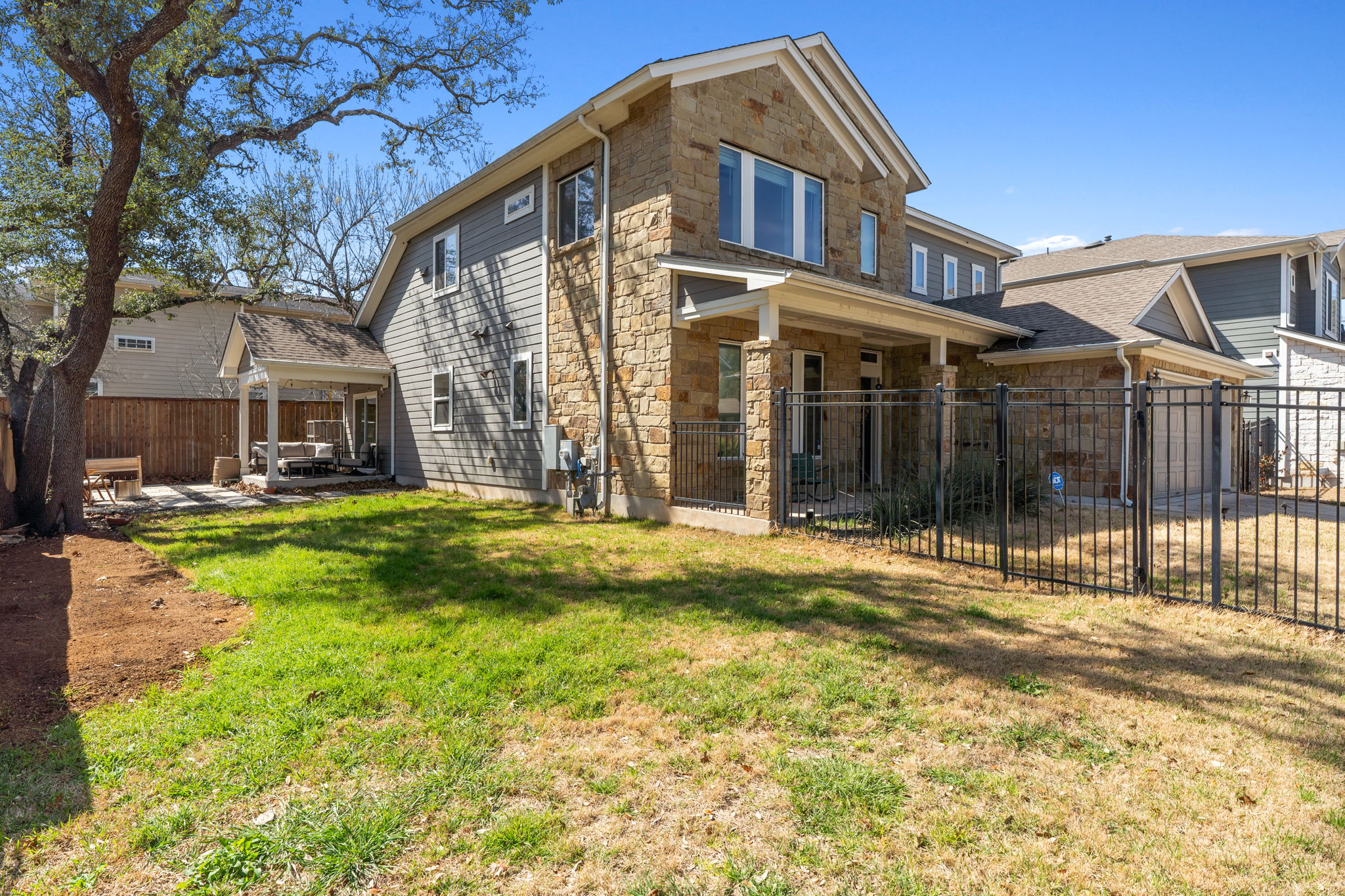 7205 Albert Road Austin, TX 78745 - Photo 35 of 37 a front view of a house with a yard