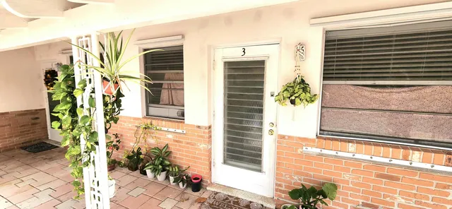 a view of a door of the house