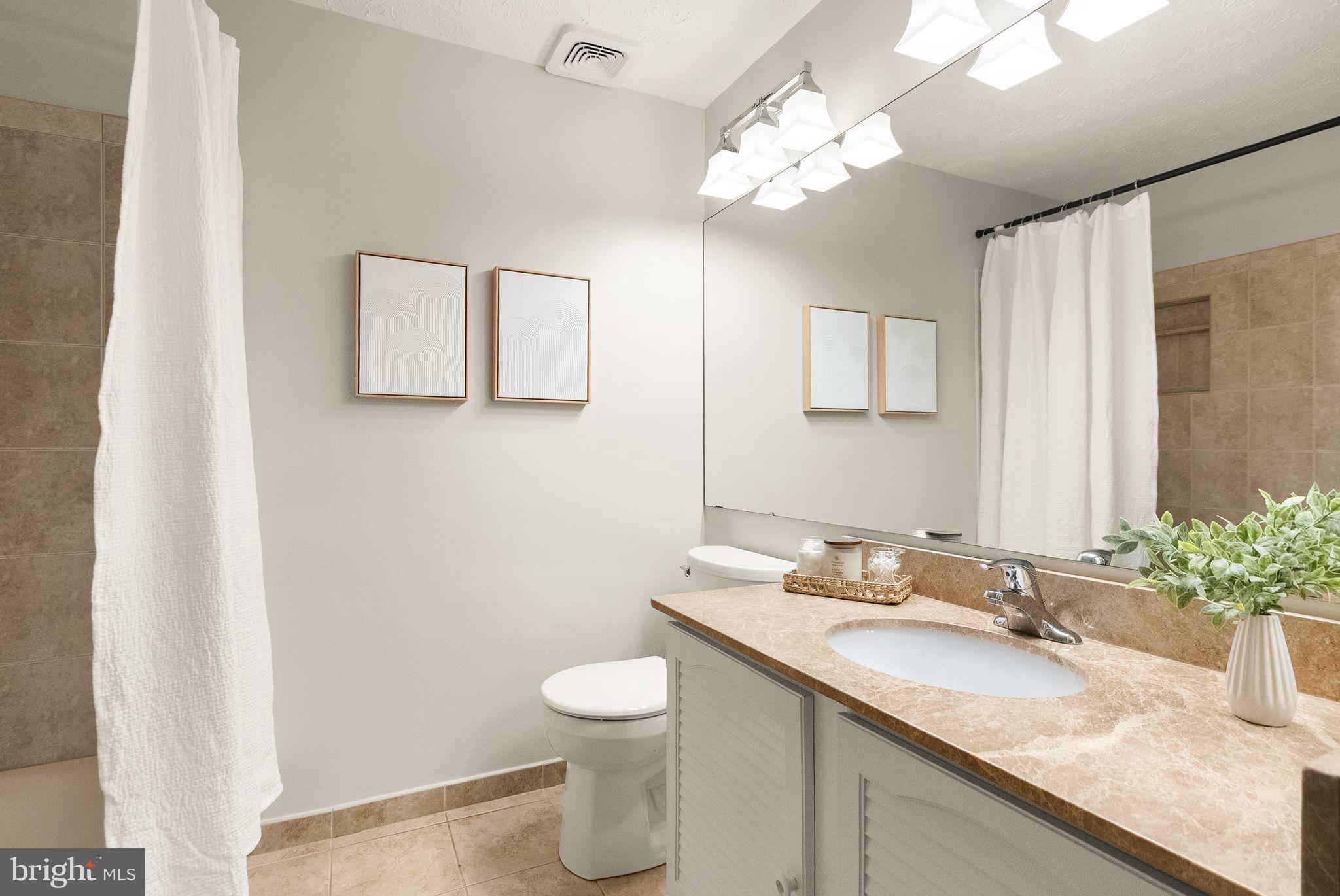 1548 Poplar Grove Drive Reston, VA 20194 - Photo 35 of 55 Hall bathroom with large vanity