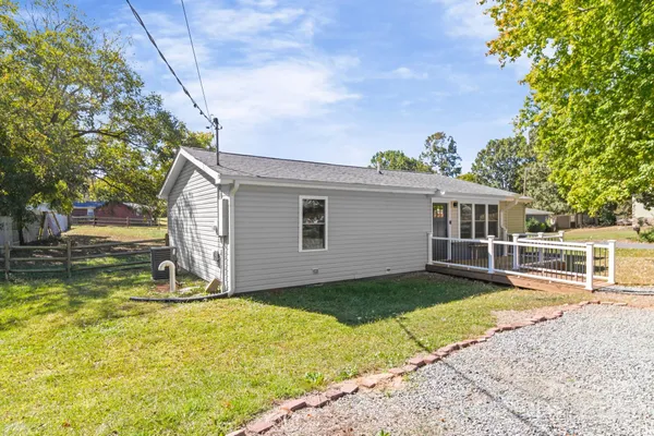 a view of a house with a patio