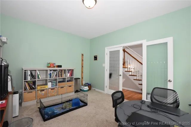 a kitchen with lots of counter top space a sink and appliances