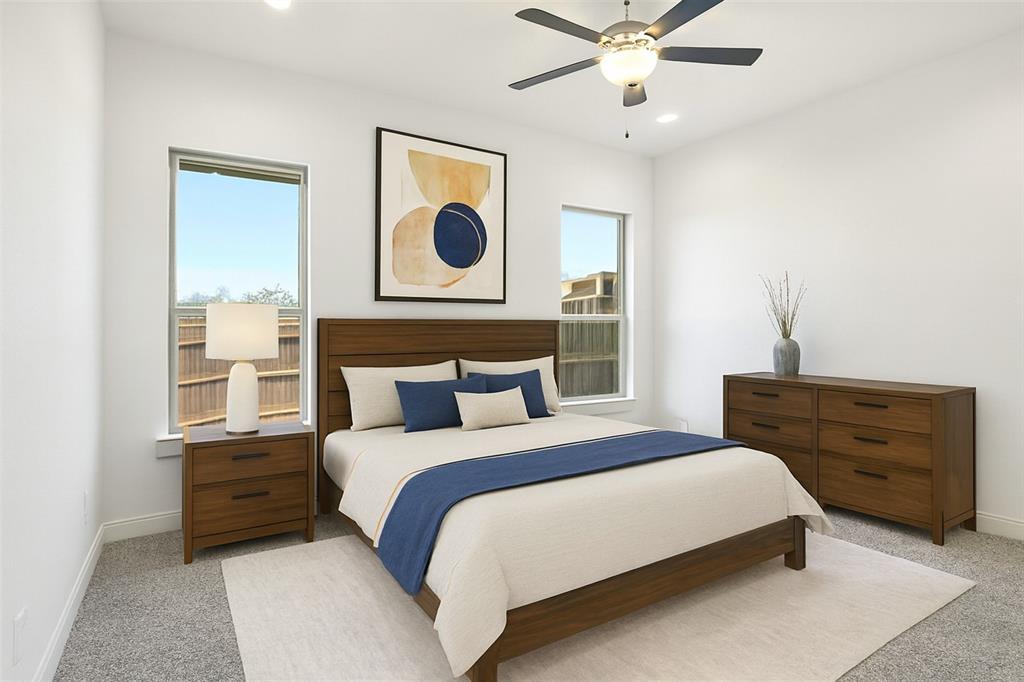 218 Legacy Boulevard Weatherford, TX 76086 - Photo 16 of 20 a bedroom with a bed and cabinets