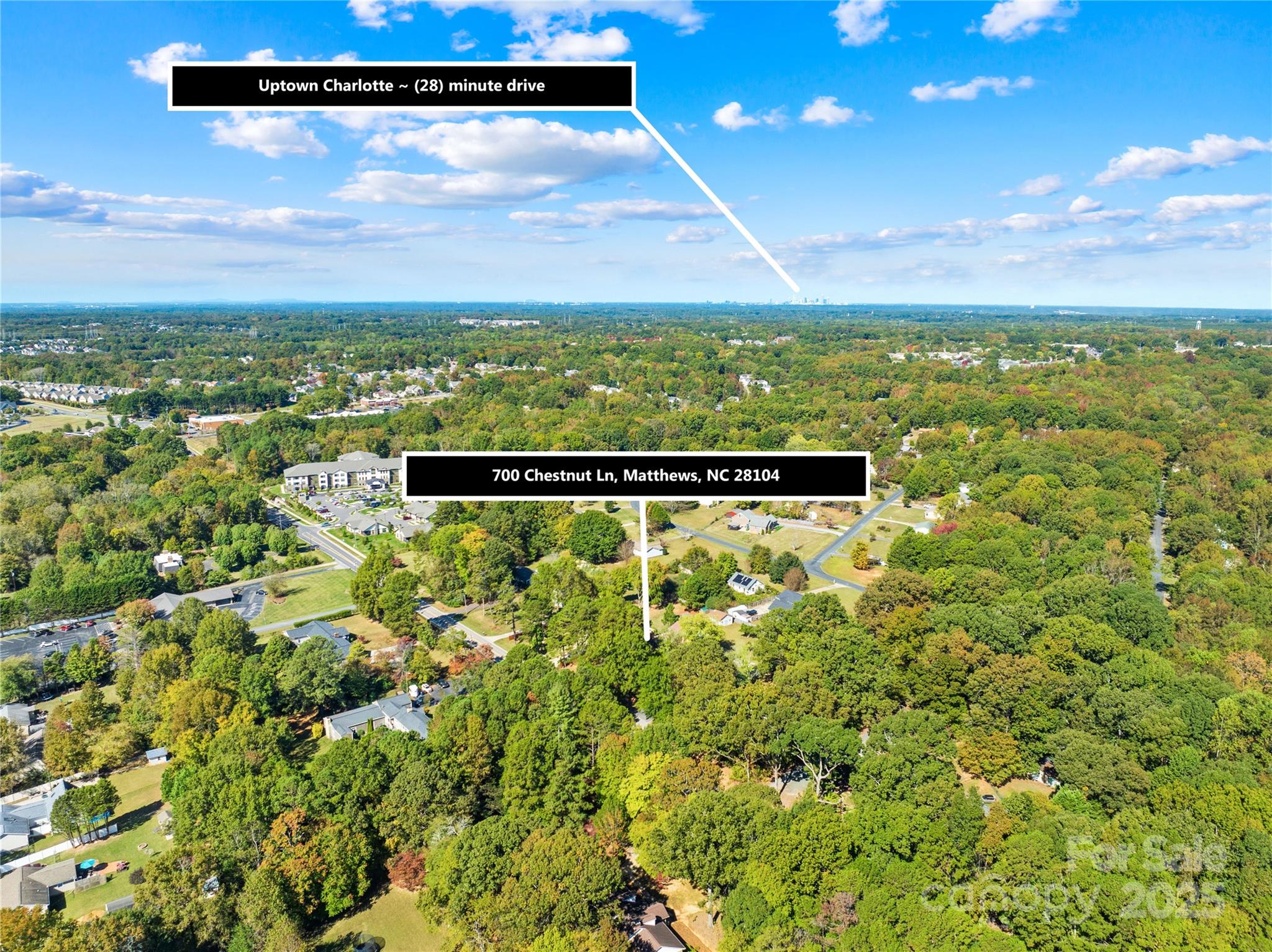 700 Chestnut Lane Matthews, NC 28104 - Photo 37 of 39 a view of sky from the balcony