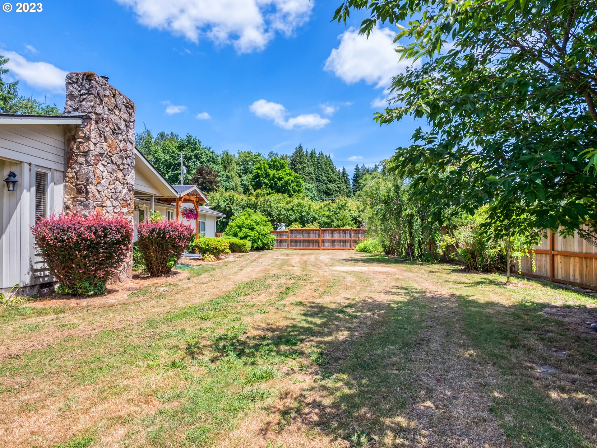 38437 McKenzie Highway Springfield, OR 97478 - Photo 42 of 48 a view of a backyard of a house
