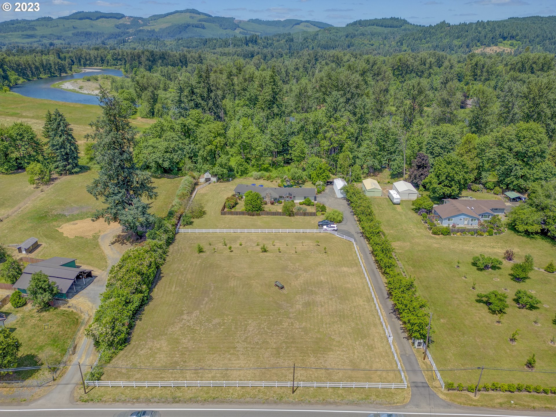 38437 McKenzie Highway Springfield, OR 97478 - Photo 48 of 48 a view of a swimming pool with a yard
