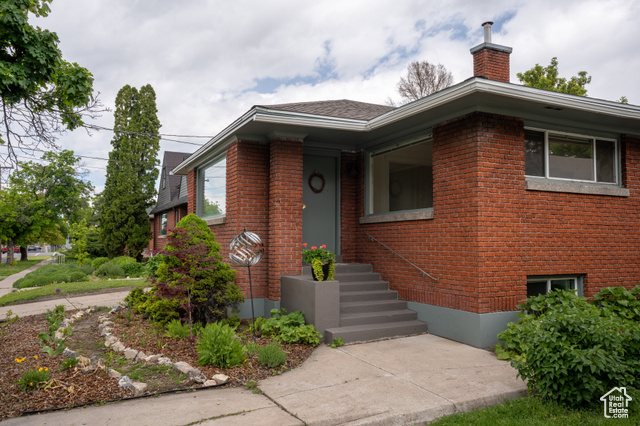 354 North 200 East Logan, UT 84321 - Photo 1 of 1 View of front of home featuring solid brick and new roof!