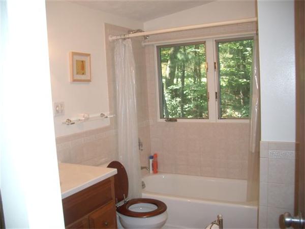 8 Mason Street Lexington, MA 02421 - Photo 14 of 14 a bathroom with a bathtub a window and a shower