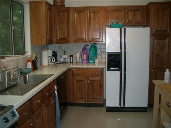 8 Mason Street Lexington, MA 02421 - Photo 9 of 14 a kitchen with a refrigerator sink and cabinets