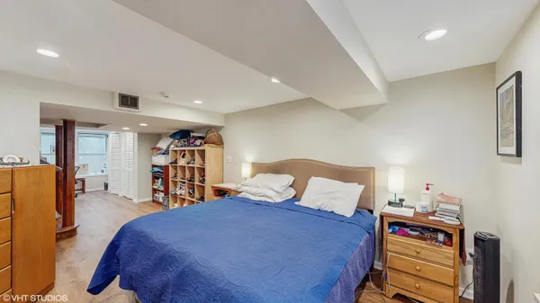 a house with trees in front of it