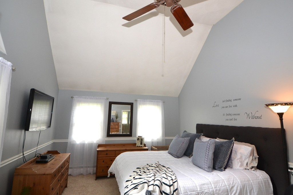 395 Mendon Road North Attleboro, MA 02760 - Photo 10 of 14 a bedroom with a bed and wooden floor