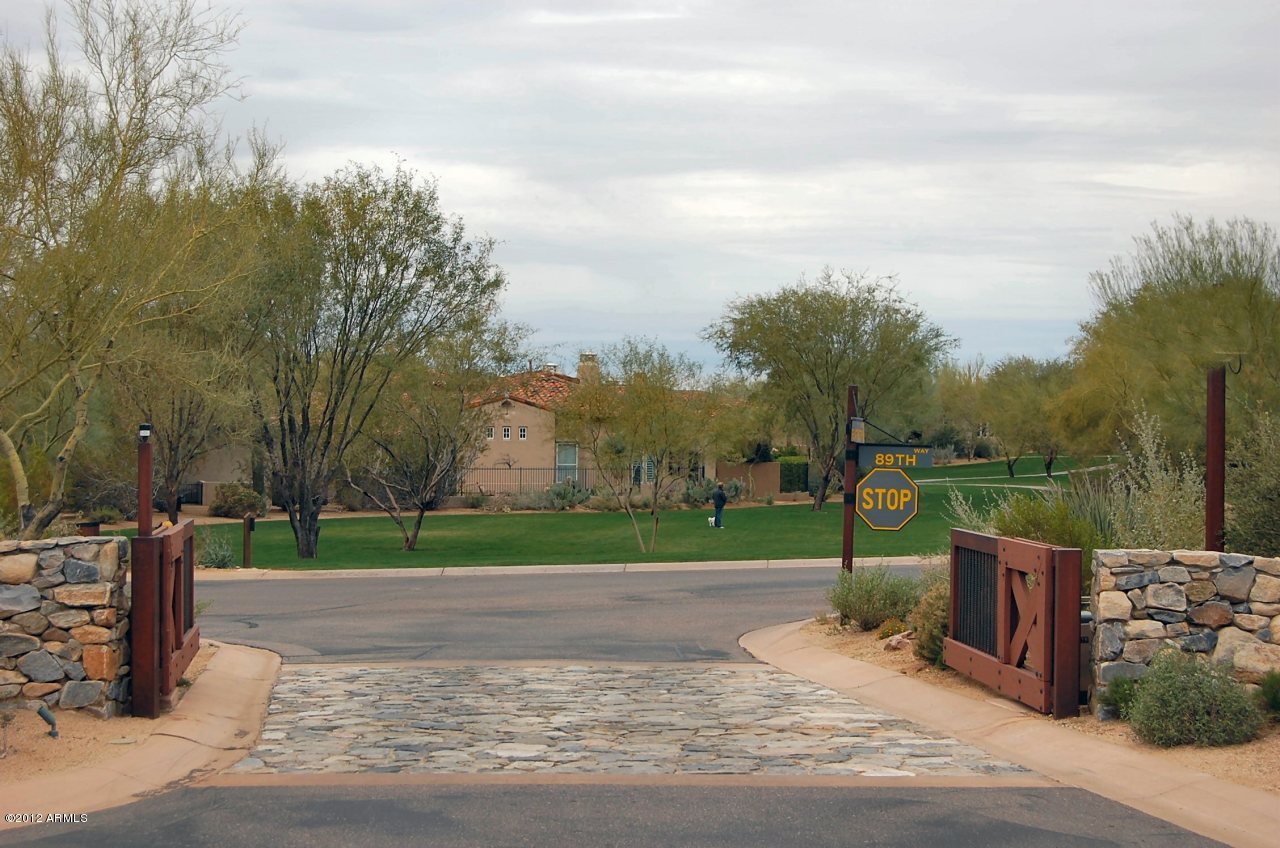 8890 East Flathorn Drive Scottsdale, AZ 85255 - Photo 12 of 25 Gated Entry to beautiful private enclave