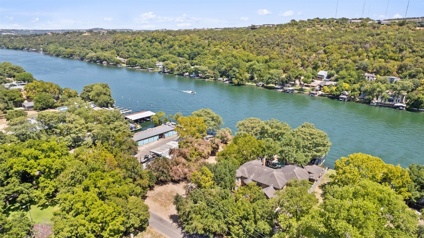 2805 Pearce Road Austin, TX 78730 - Photo 13 of 24 an aerial view of a houses with a lake view