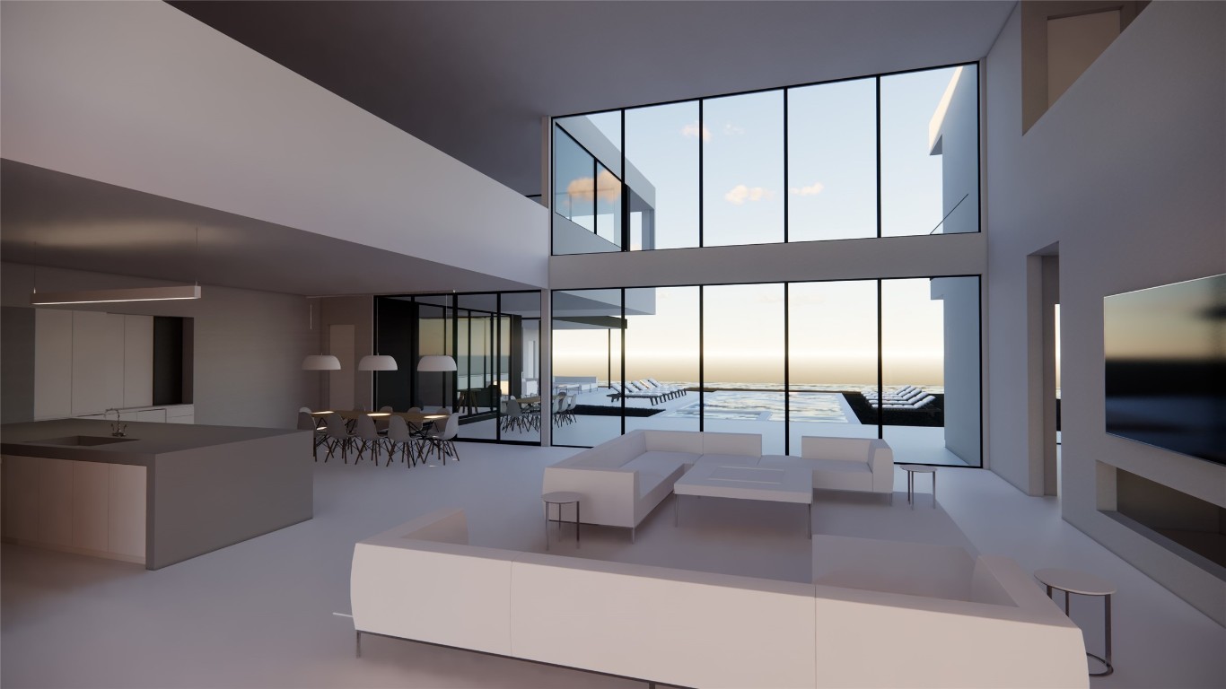 2805 Pearce Road Austin, TX 78730 - Photo 20 of 24 a living room with furniture a flat screen tv and a large window