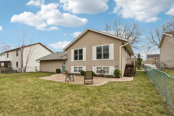 front view of house with a yard