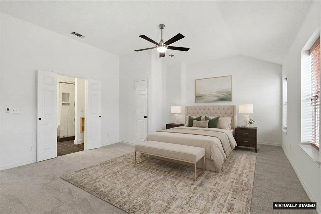 11313 Canoe Road Frisco, TX 75035 - Photo 25 of 40 Primary Bedroom with new carpet View 2 - virtually staged