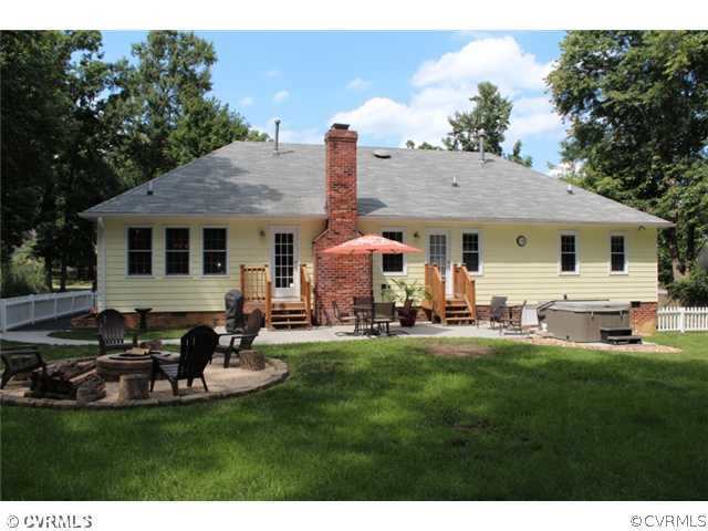 603 Rothschild Drive Chester, VA 23836 - Photo 18 of 24 Exterior Back - The rear of the home is just as pi