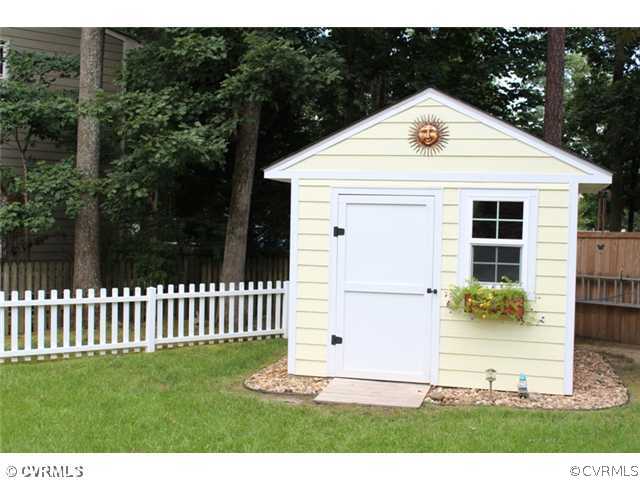 603 Rothschild Drive Chester, VA 23836 - Photo 22 of 24 Storage - The rear shed was built on-site and rest
