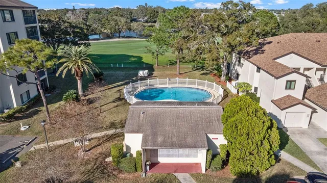 a view of a city with tall buildings