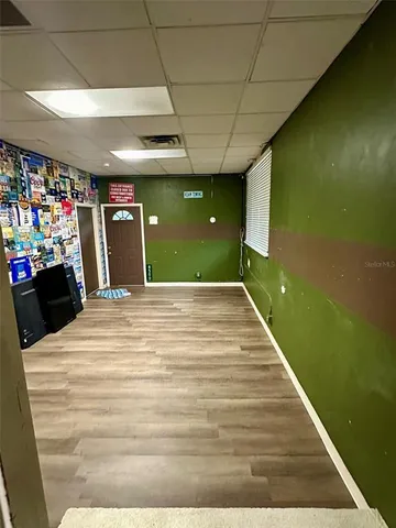 a room with storage and utility