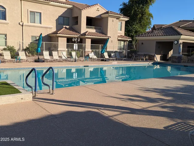 a house view with a outdoor space