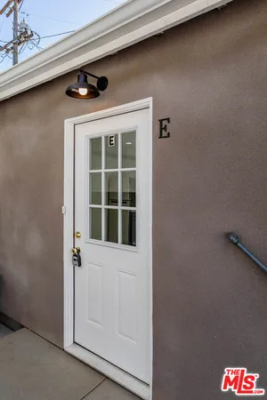 a view of front door