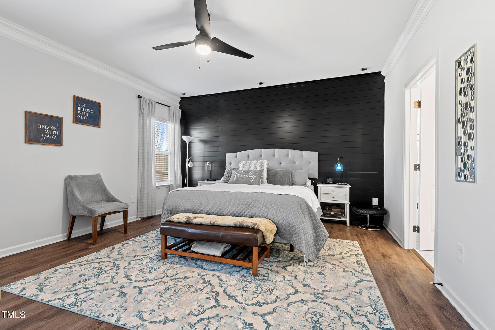 3416 Cross Timber Lane Raleigh, NC 27603 - Photo 18 of 47 a bedroom with a bed and a table