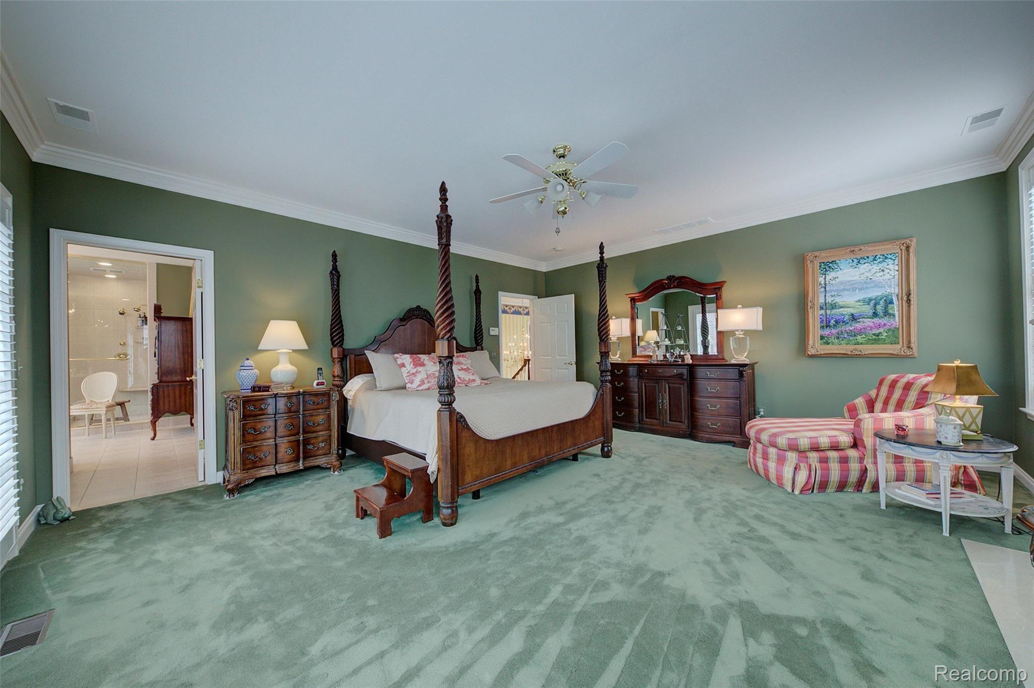 819 Bishop Road Grosse Pointe, MI 48230 - Photo 18 of 50 Master Bedroom View from Door Wall