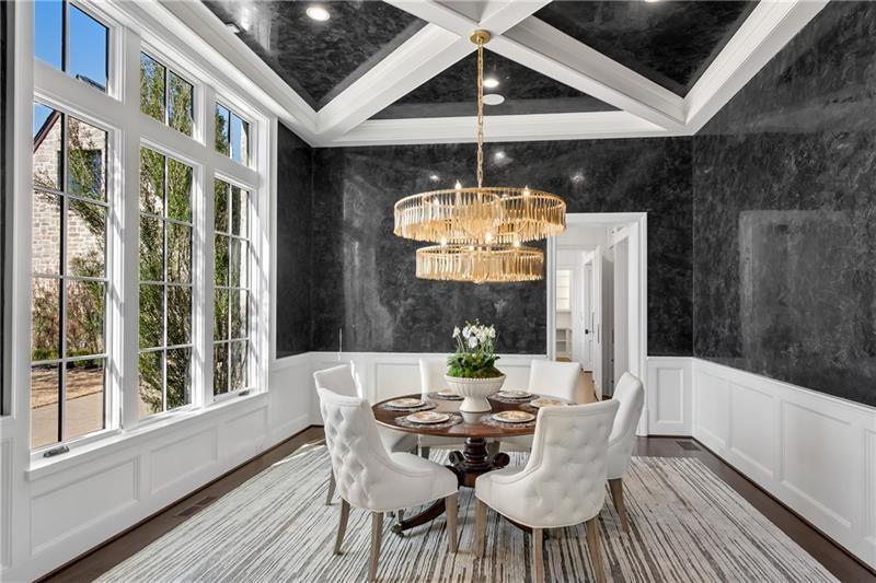 560 Lost River Bend Milton, GA 30004 - Photo 19 of 62 a view of a dining room with furniture window and outside view