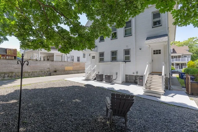 a view of a house with a patio