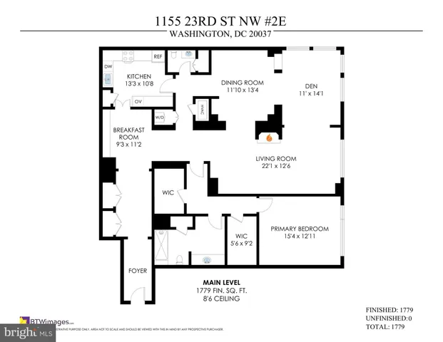 $1,450,000 | 1155 23rd Street Northwest, Unit 2E, Washington, DC 20037