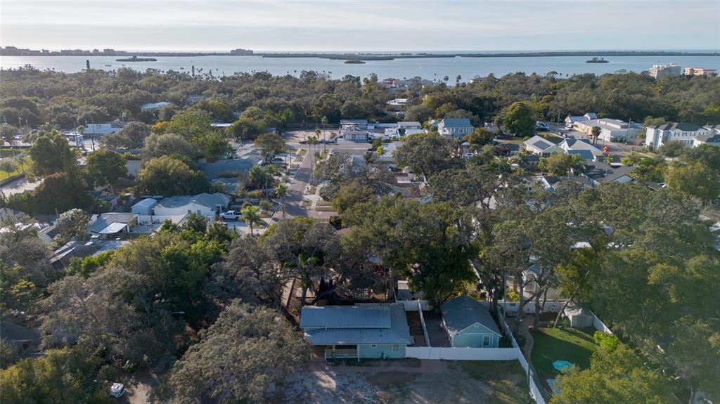 448 Locklie Street Dunedin, FL 34698 - Photo 30 of 51 a view of a city with lush green forest