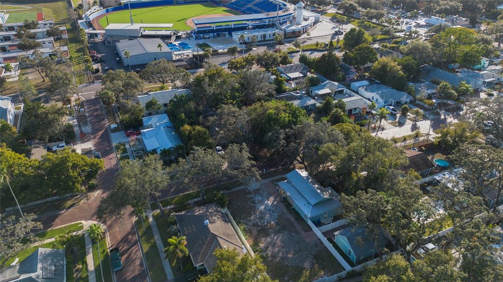 448 Locklie Street Dunedin, FL 34698 - Photo 8 of 51 an aerial view of a house with a yard