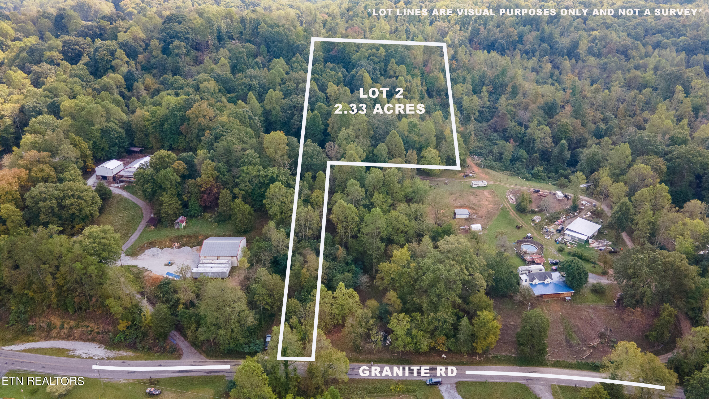 Lot 2 Granite Road Clinton, TN 37716 - Photo 8 of 11 DJI_0684-HDRLOTLINES