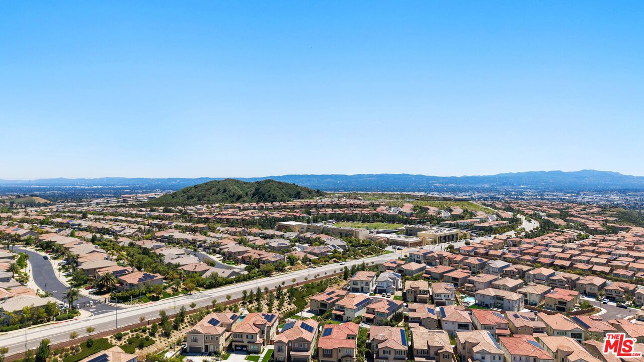 20517 Deer Grass Court Porter Ranch, CA 91326 - Photo 68 of 75 an aerial view of residential houses with city view